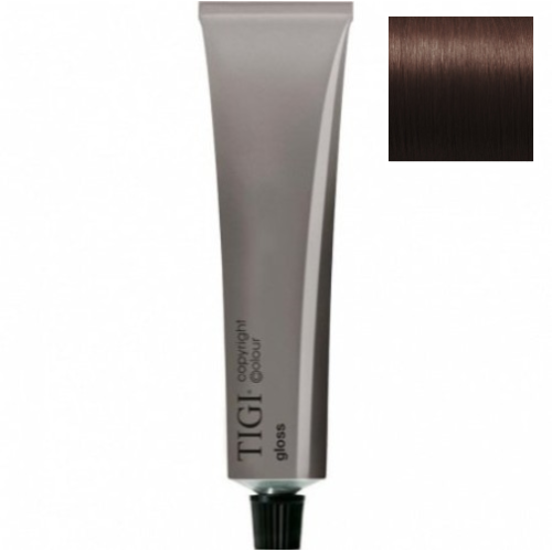 Тонирующая Крем-Краска - Tigi Copyright Сolour Gloss 4/53 - коричневый махагоново-золотистый